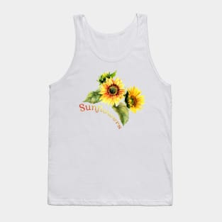 Sunflowers -Bouquet of Sunflowers Tank Top